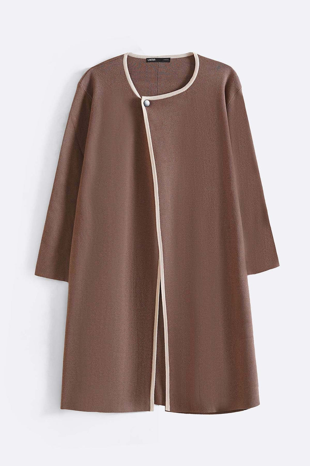 KHAKI DUNE CAPE SWEATER