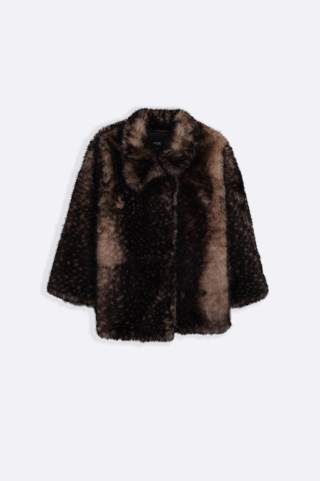 BROWN BAMBI FAUX FUR COAT