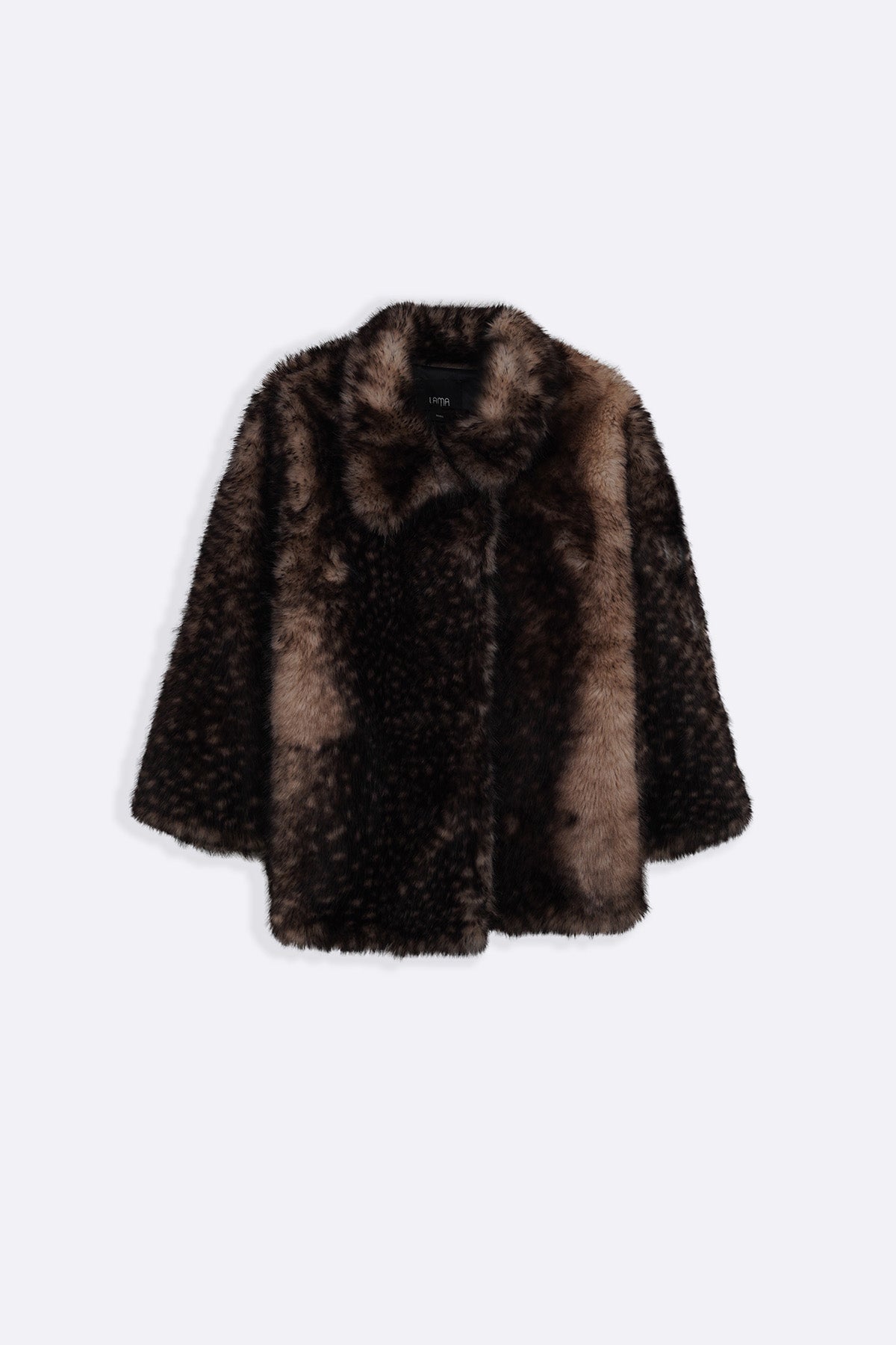 BROWN BAMBI FAUX FUR COAT