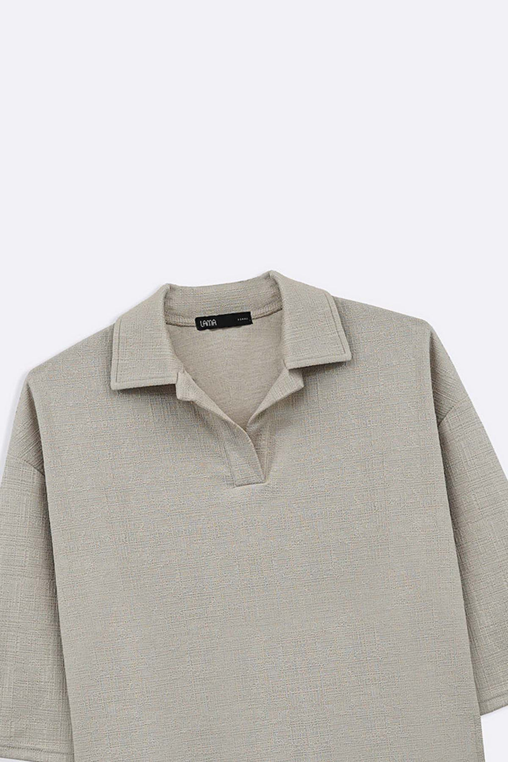 OAT WHITE TEXTURED POLO