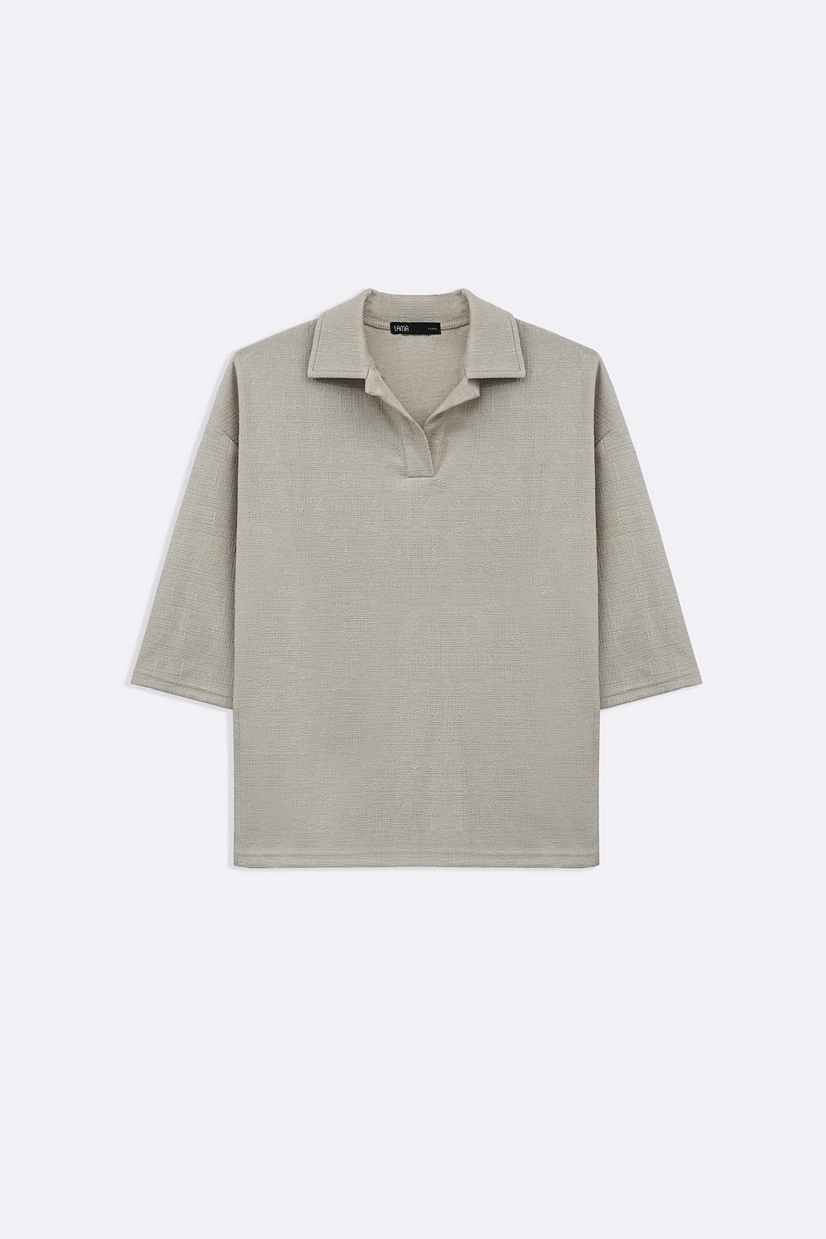 OAT WHITE TEXTURED POLO