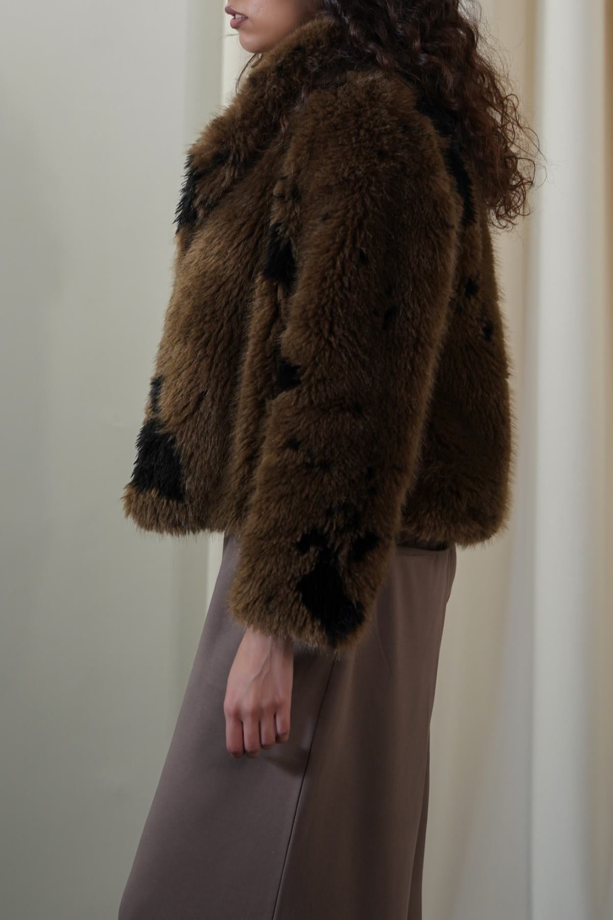 BROWN RANCH LUXE FUR JACKET