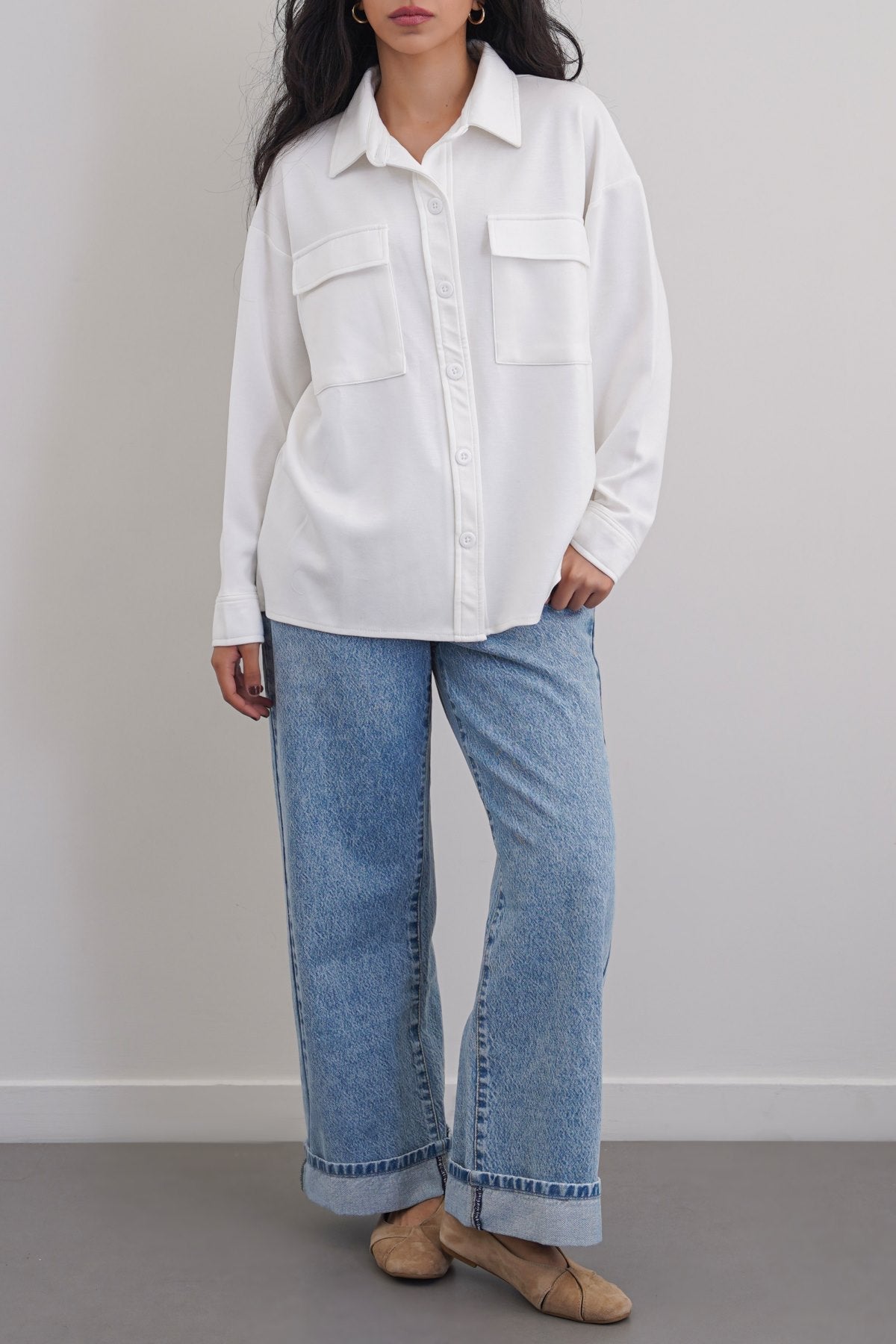 WHITE COVER SHACKET