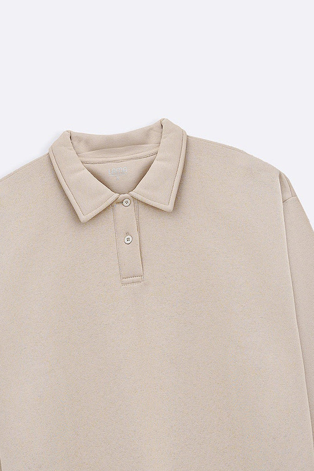 BEIGE CLASSIC FLEECE POLO