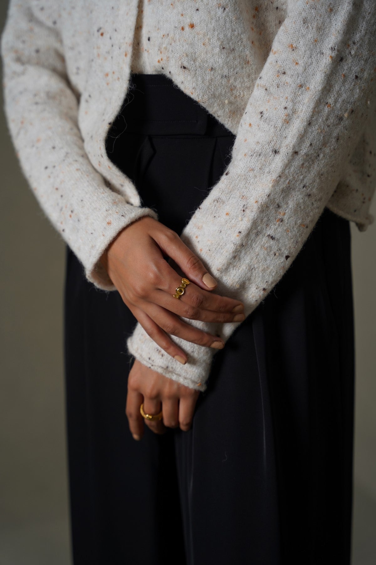 CREAM CONFETTI CARDIGAN