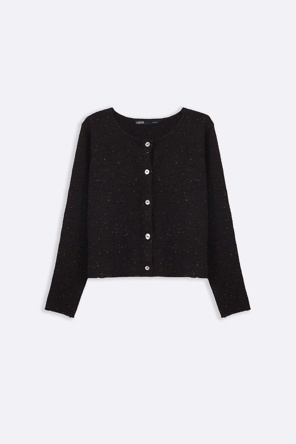 DARK BROWN CONFETTI CARDIGAN