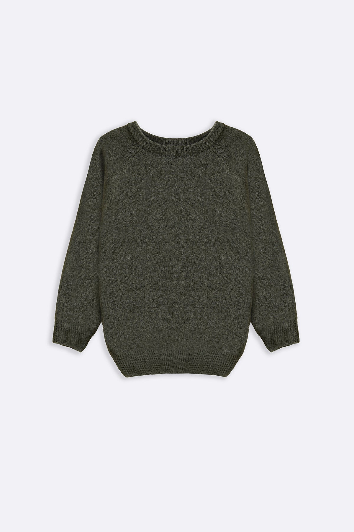 GREEN BEAR HUG SWEATER