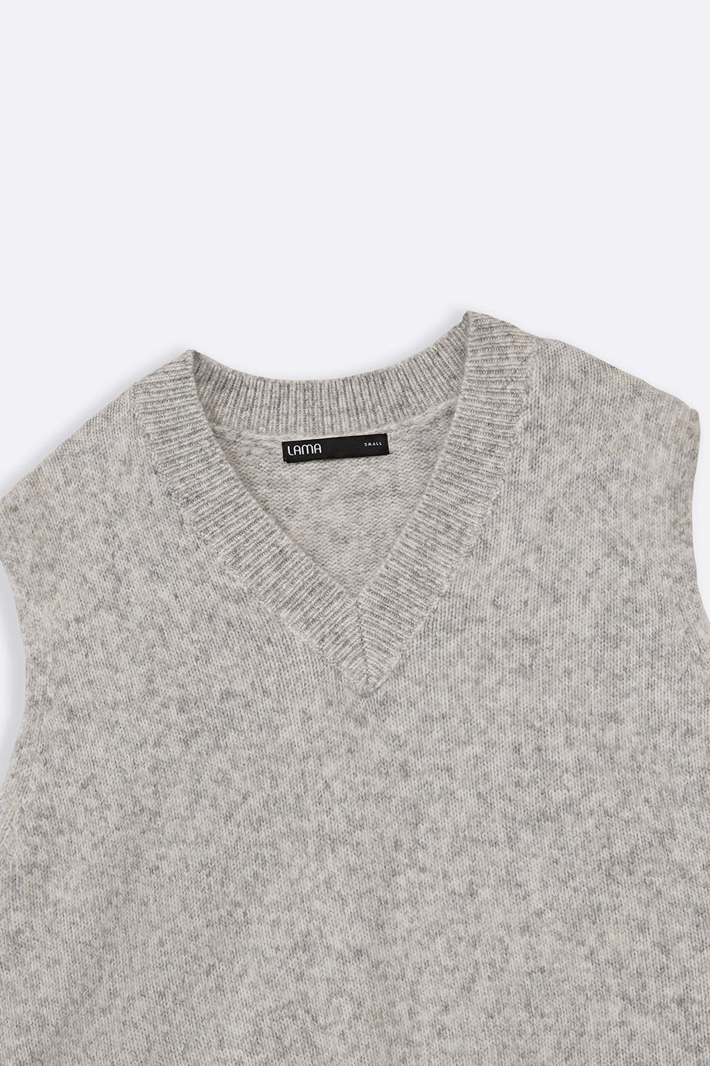 GREY V-NECK SWEATER VEST