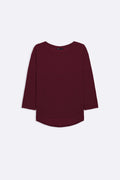 MAROON AUTUMN WHISPER TEE