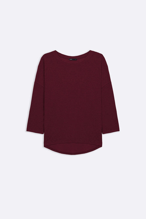 MAROON AUTUMN WHISPER TEE