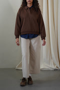 BROWN CLASSIC FLEECE POLO