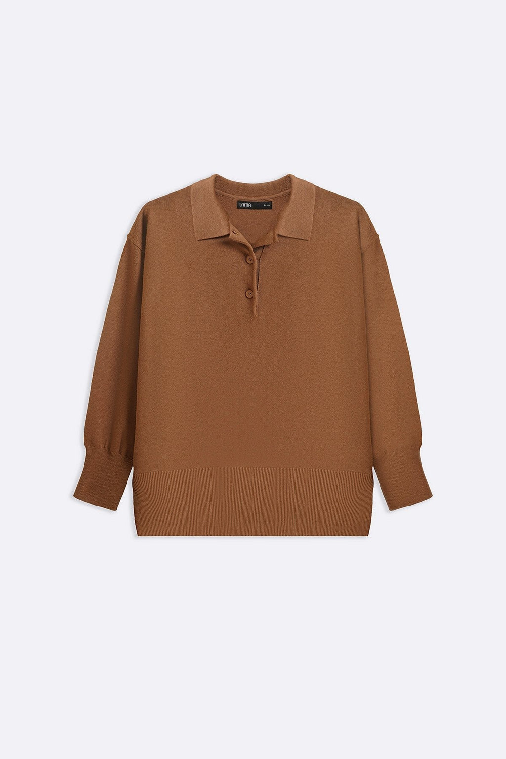 CAMEL POLO PULLOVER