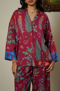 MAROON LEMON JUNGLE SHIRT