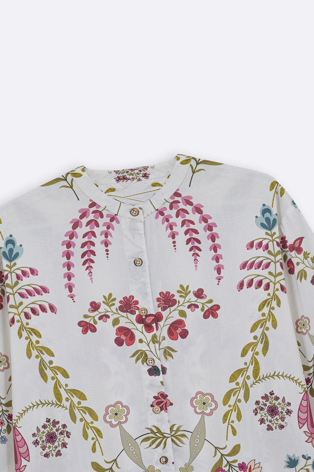 CREAM SPRING HEARTS SHIRT