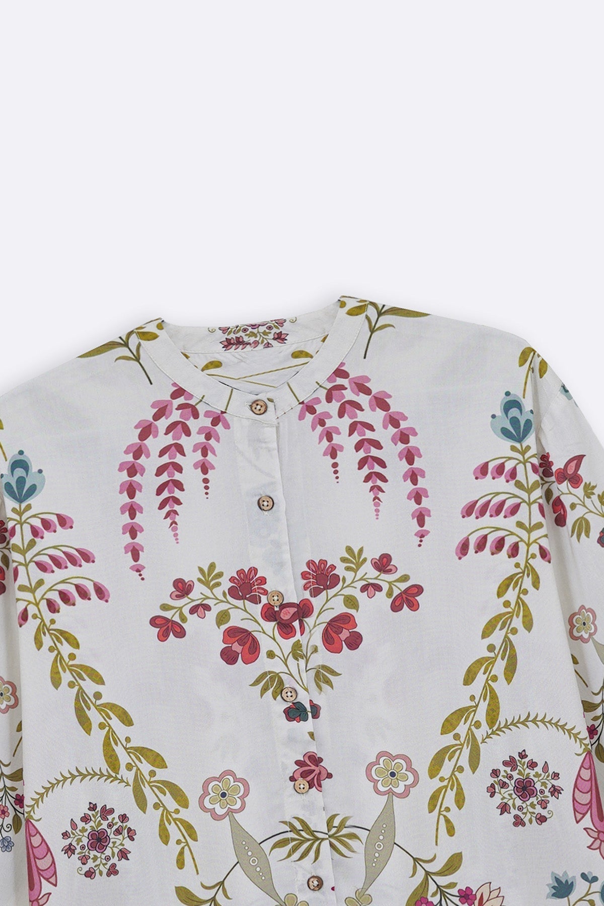 CREAM SPRING HEARTS SHIRT
