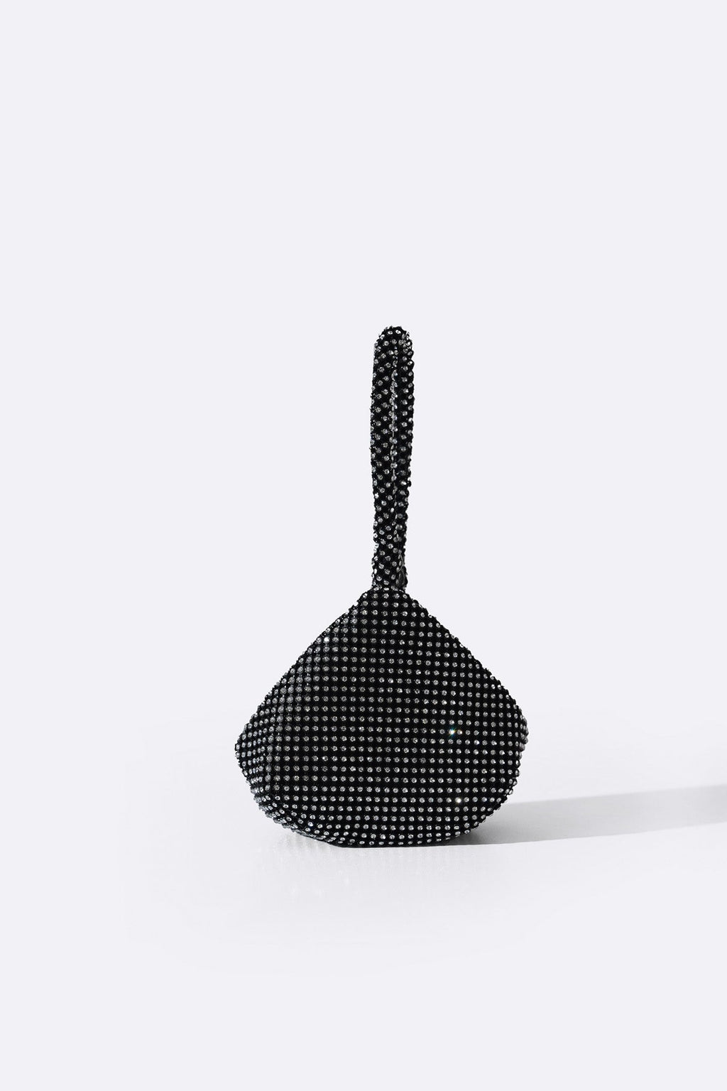 BLACK MINI STUD WRIST BAG