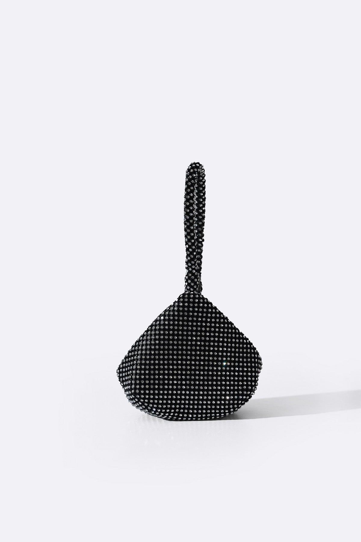 BLACK MINI STUD WRIST BAG