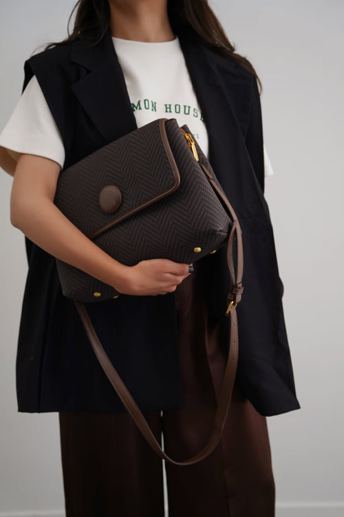 COFFEE BUTTER SHOULDER BAG