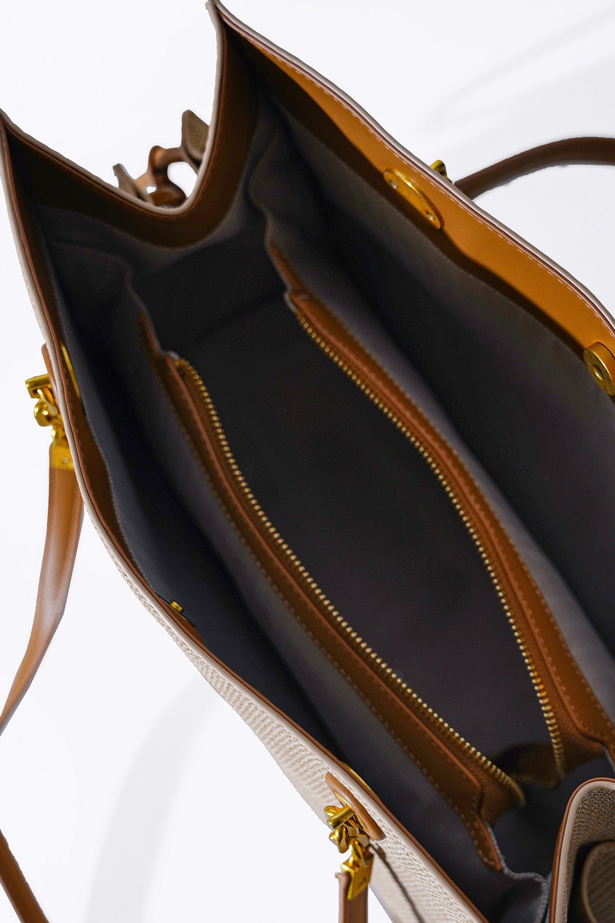 BEIGE GARRETTE LARGE TOTE