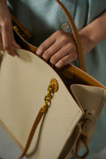 BEIGE GARRETTE LARGE TOTE