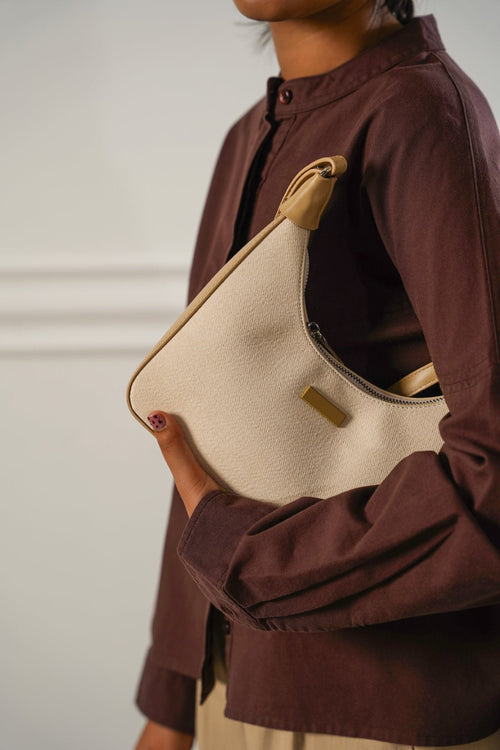 BEIGE CADDESI LONG STRAP BAG