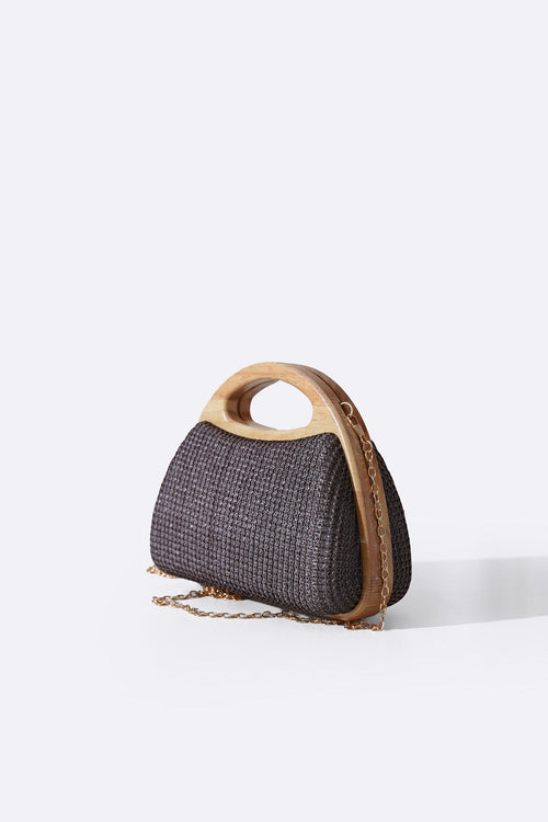 BROWN BRUNCH TOP HANDLE BAG