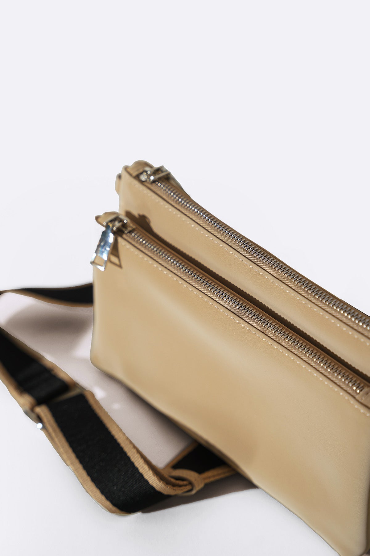 OFF WHITE VELVET PEACH CROSSBODY