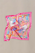 CORAL STORK GARDEN SCARF