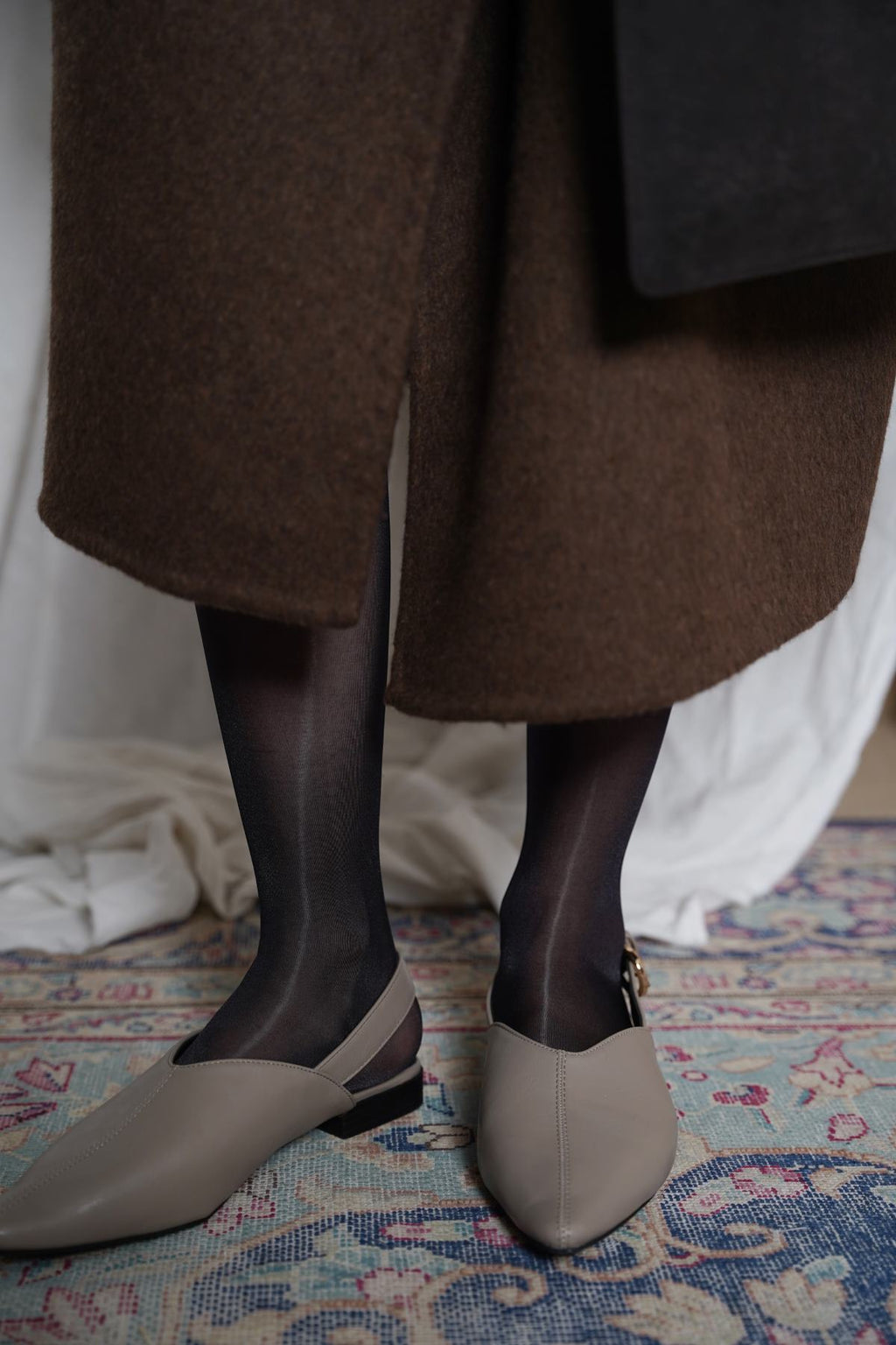 BLACK SHIMMER DRESS SOCKS