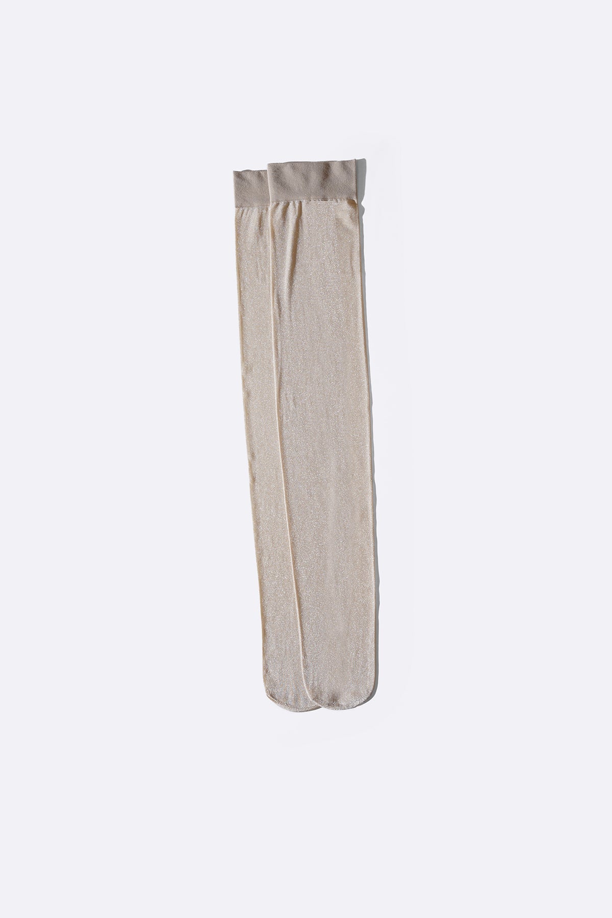 NUDE SHIMMER DRESS SOCKS