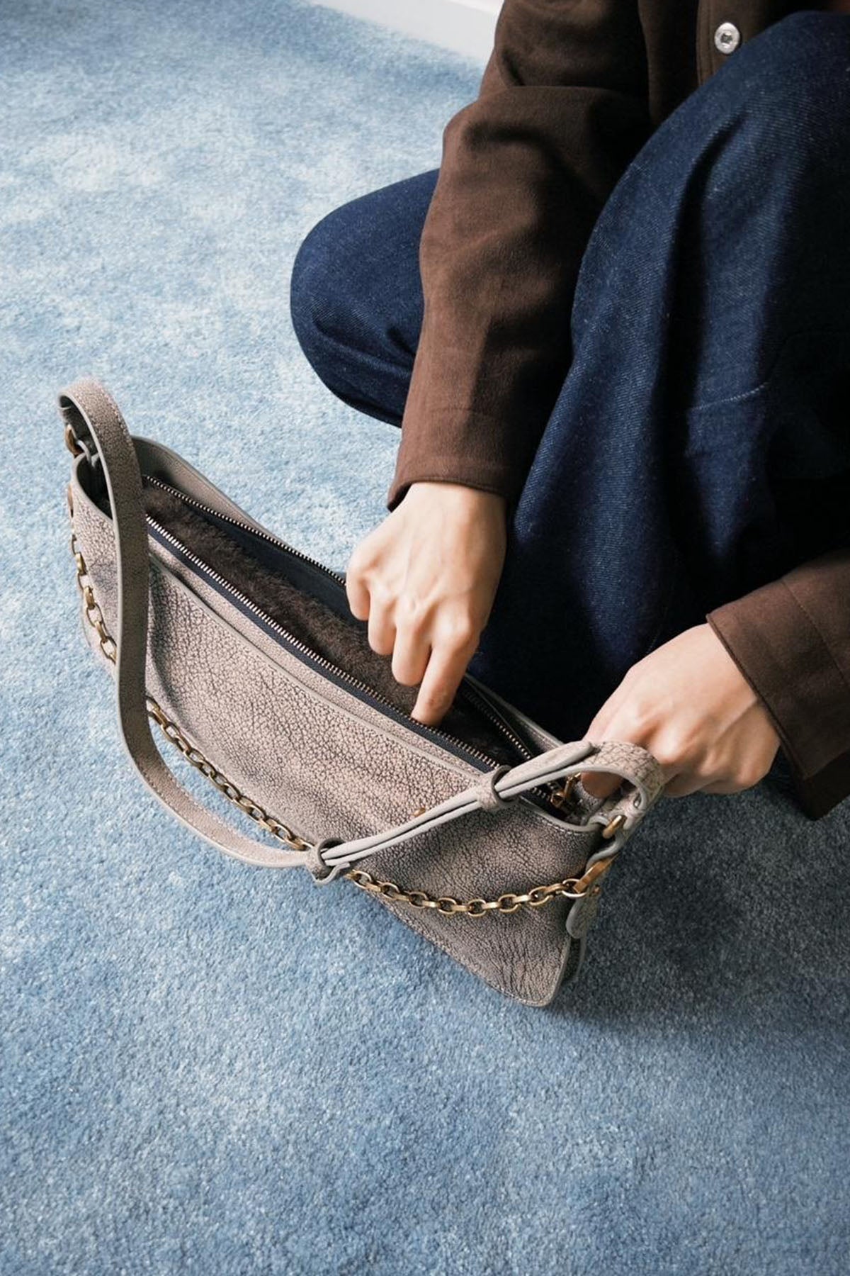 BLACK OCCASION PURSE IN GENUINE LEATHER