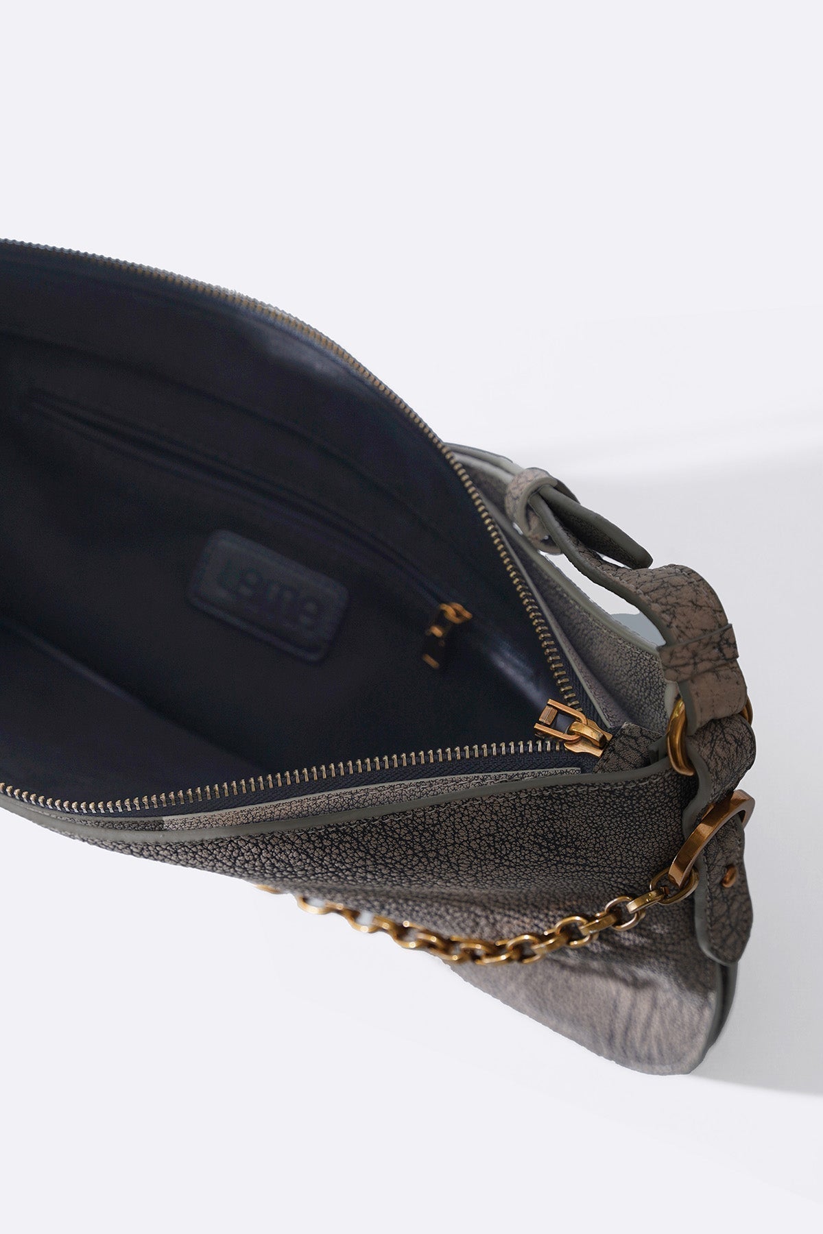BLACK OCCASION PURSE IN GENUINE LEATHER