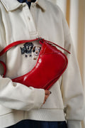 RED LARA SHOULDER BAG