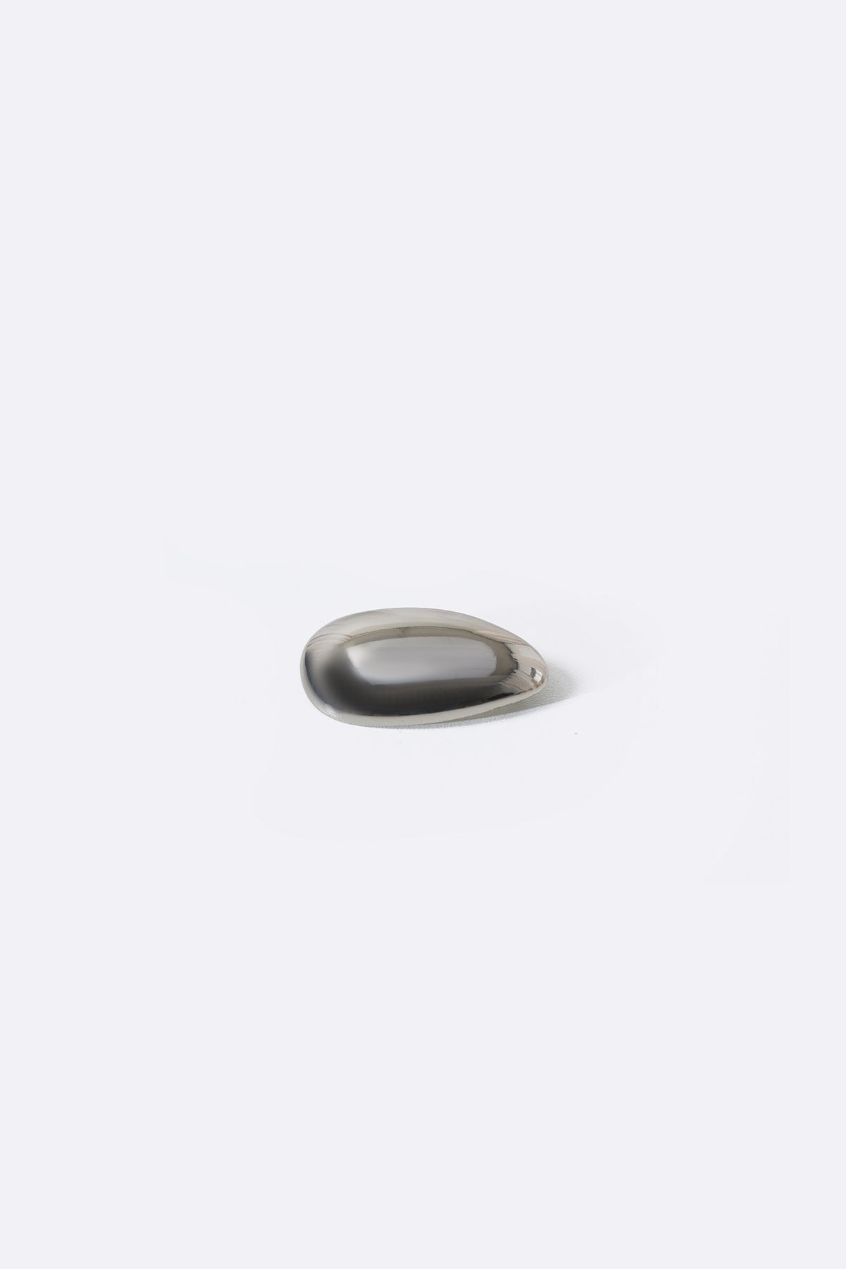 SILVER SILVER METAL BROOCH