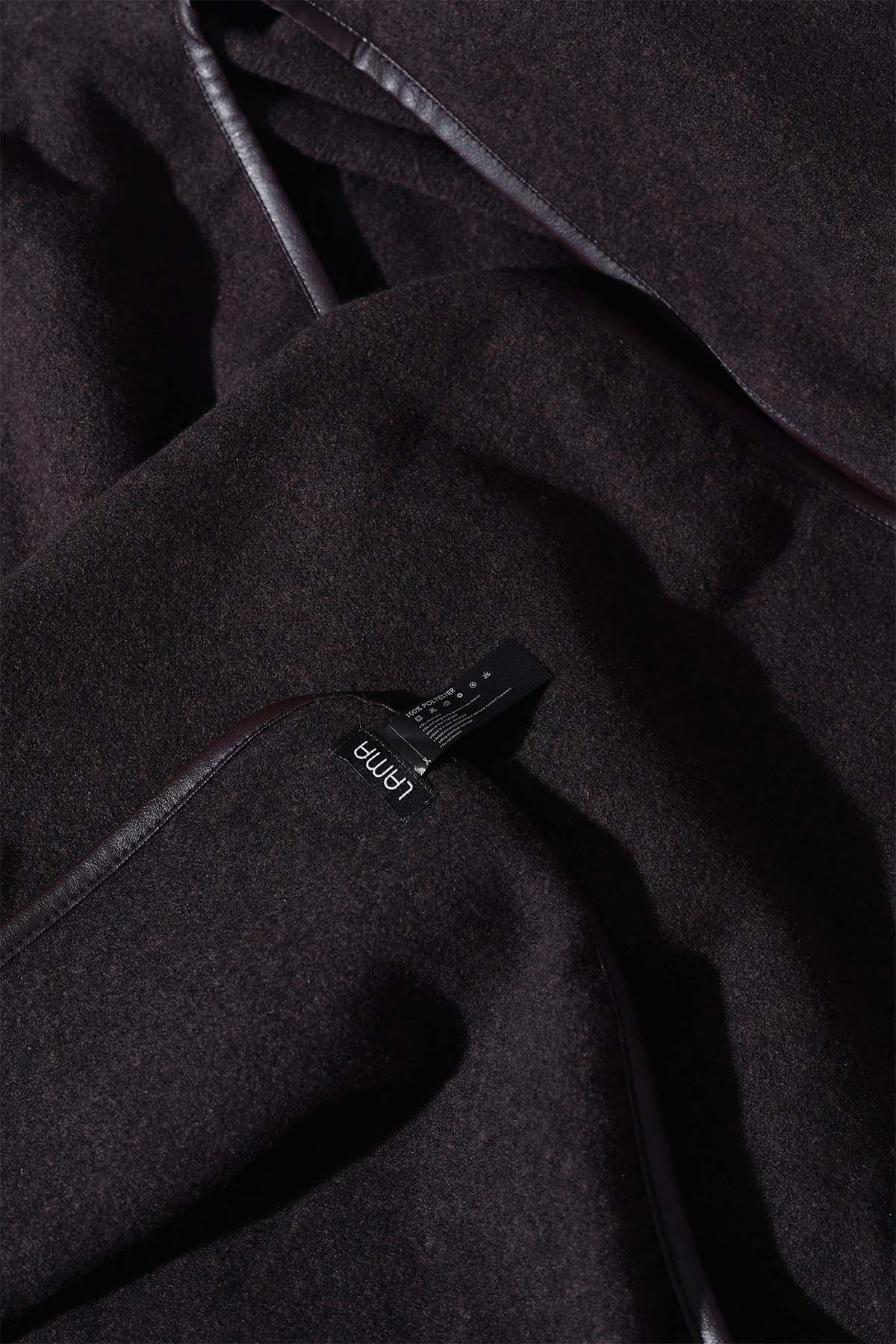 MOCHA EDGE LINED CAPE