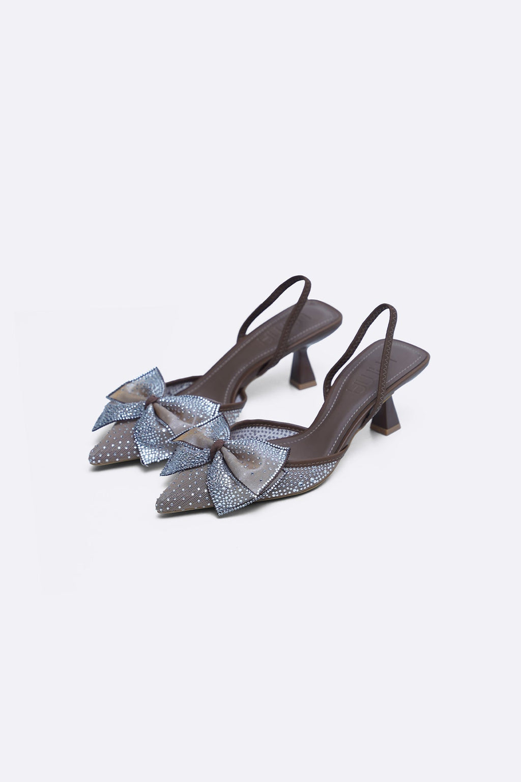 TAUPE COCKTAIL HEELS