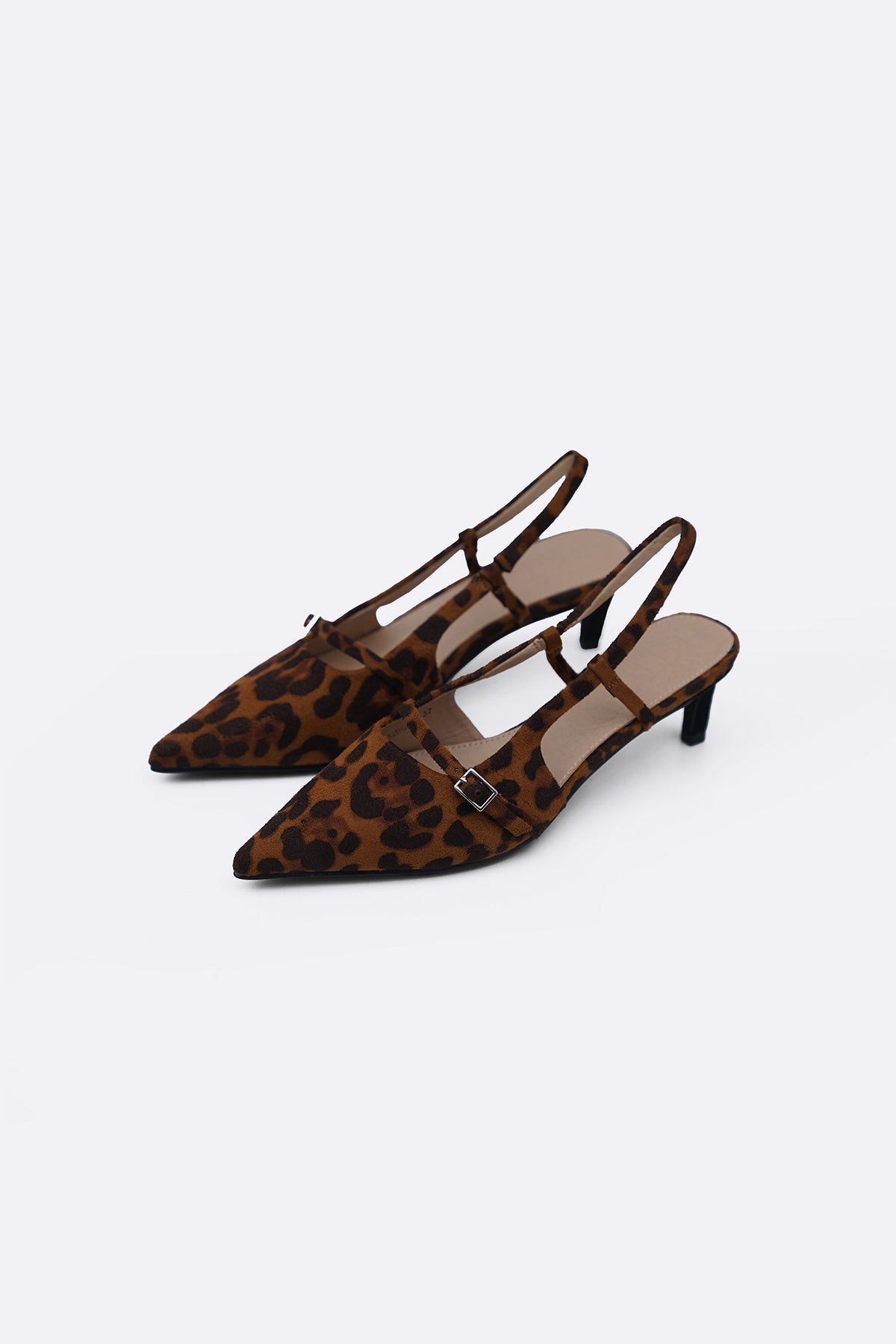 LEOPARD ARIZONA MINI HEELS