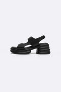 BLACK BUBBLE MAMA SLINGBACKS