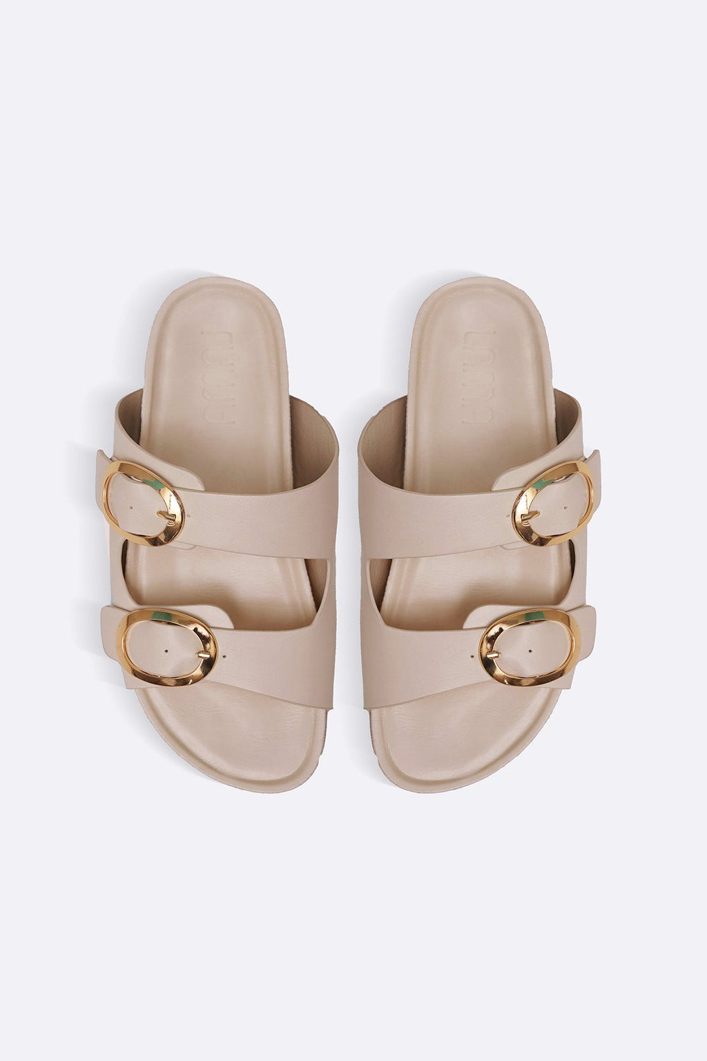 OFF WHITE ADJUSTABLE CUSHIONED SLIDES