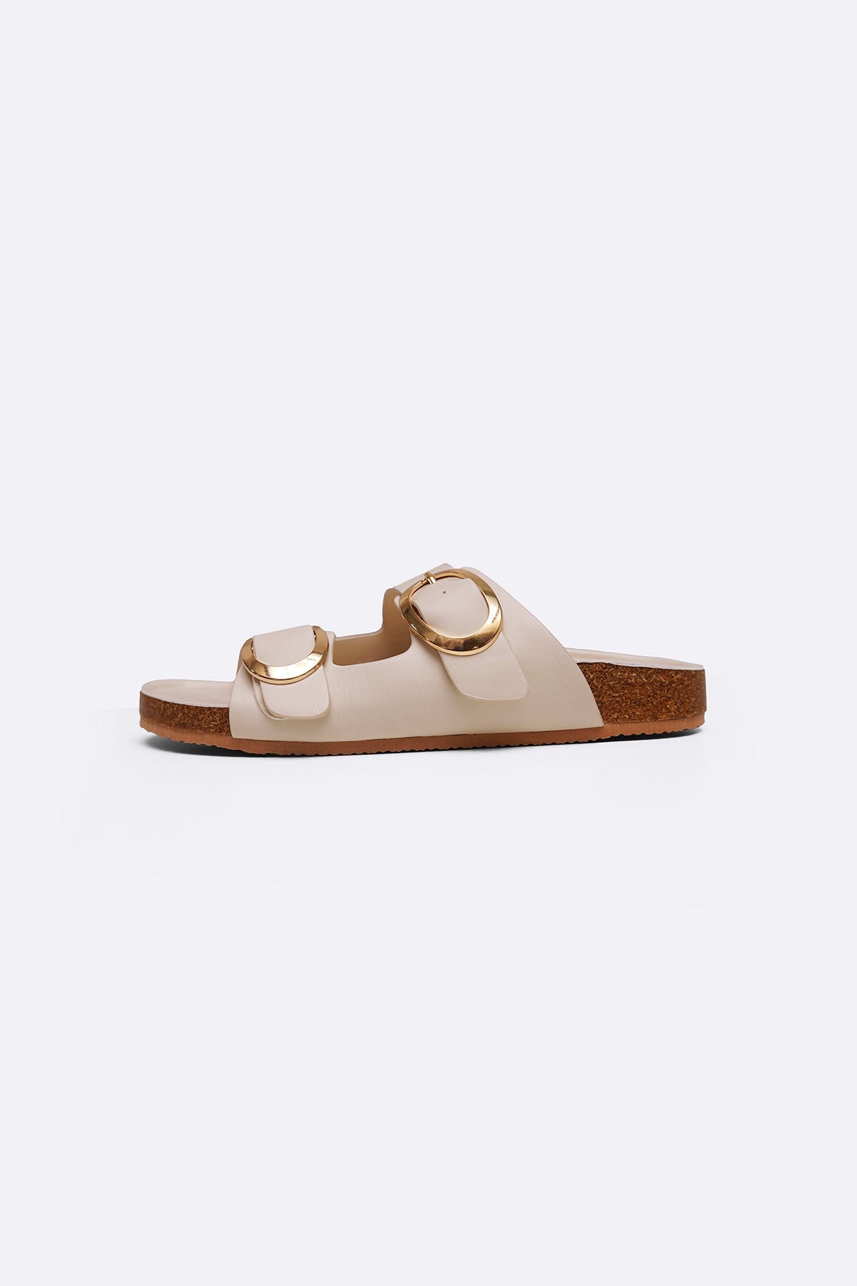 OFF WHITE ADJUSTABLE CUSHIONED SLIDES