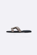 TAUPE BOULEVARD SLIDES