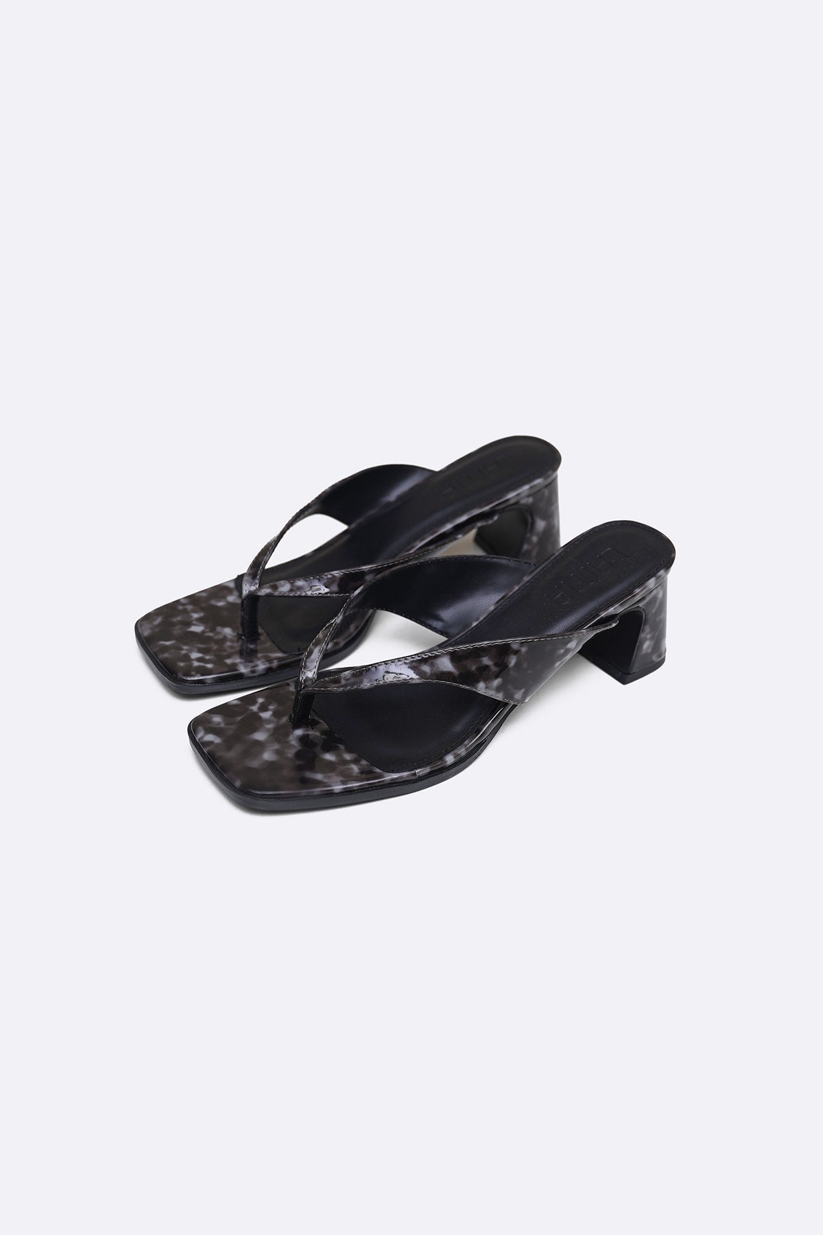 GREY TORTOISE SHELL HEELS