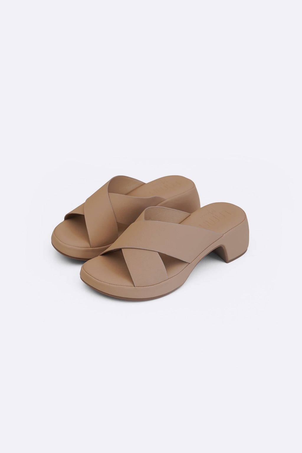 LIGHT TAUPE WIDE FIT MAMA HEELS