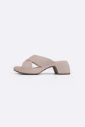 NUDE WIDE FIT MAMA HEELS