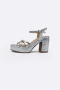SILVER NIGHT OUT HEELS