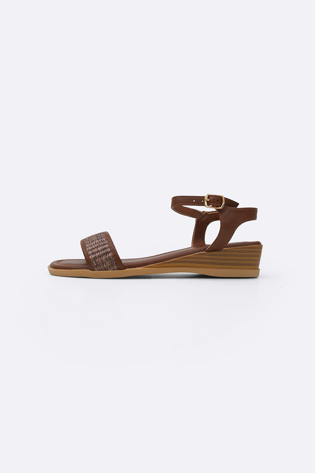 COFFEE TAHITI WEDGE SANDALS