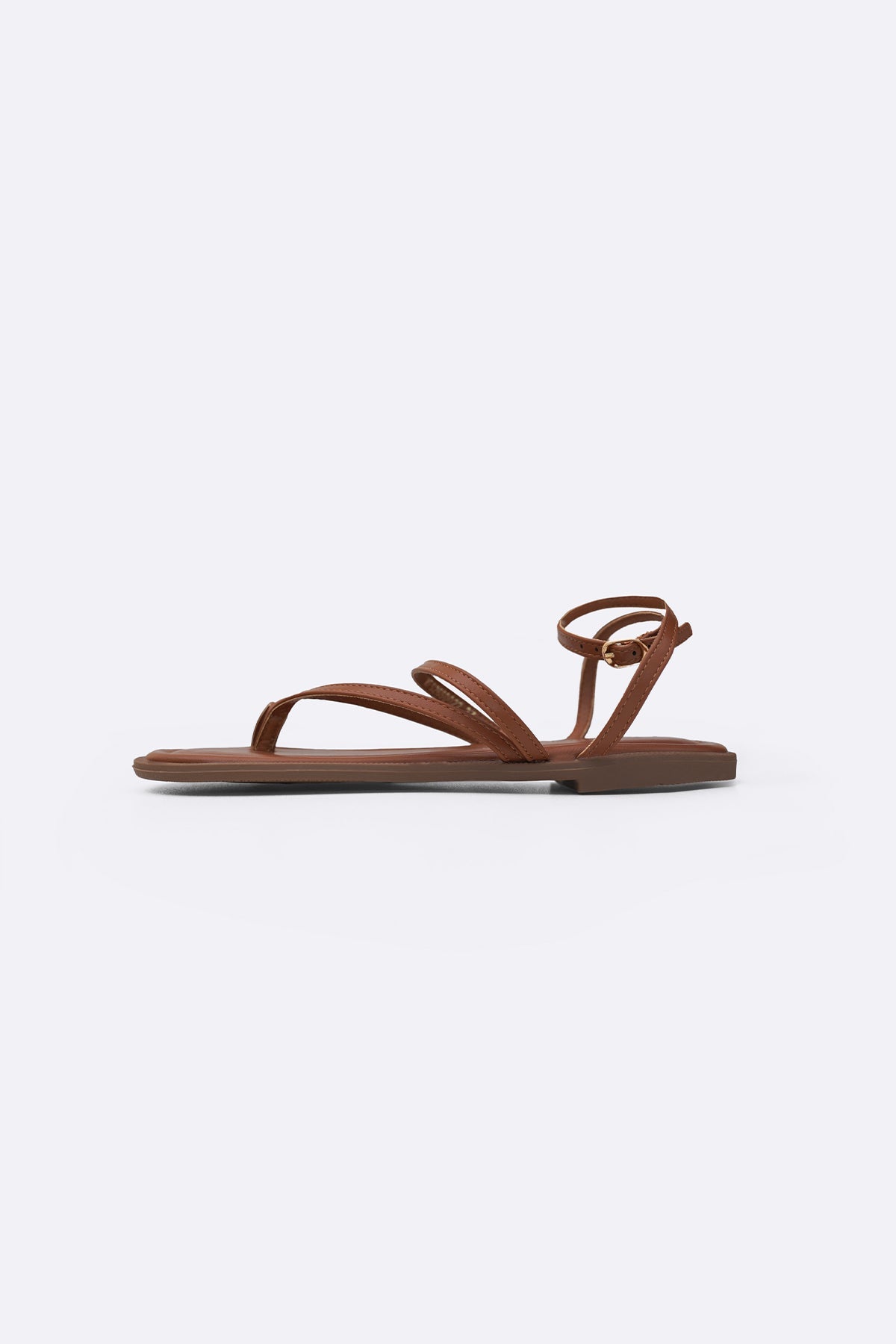 TAN MIA STRAPPY SANDALS