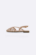 OFF WHITE RIVIERA BRAID SANDALS