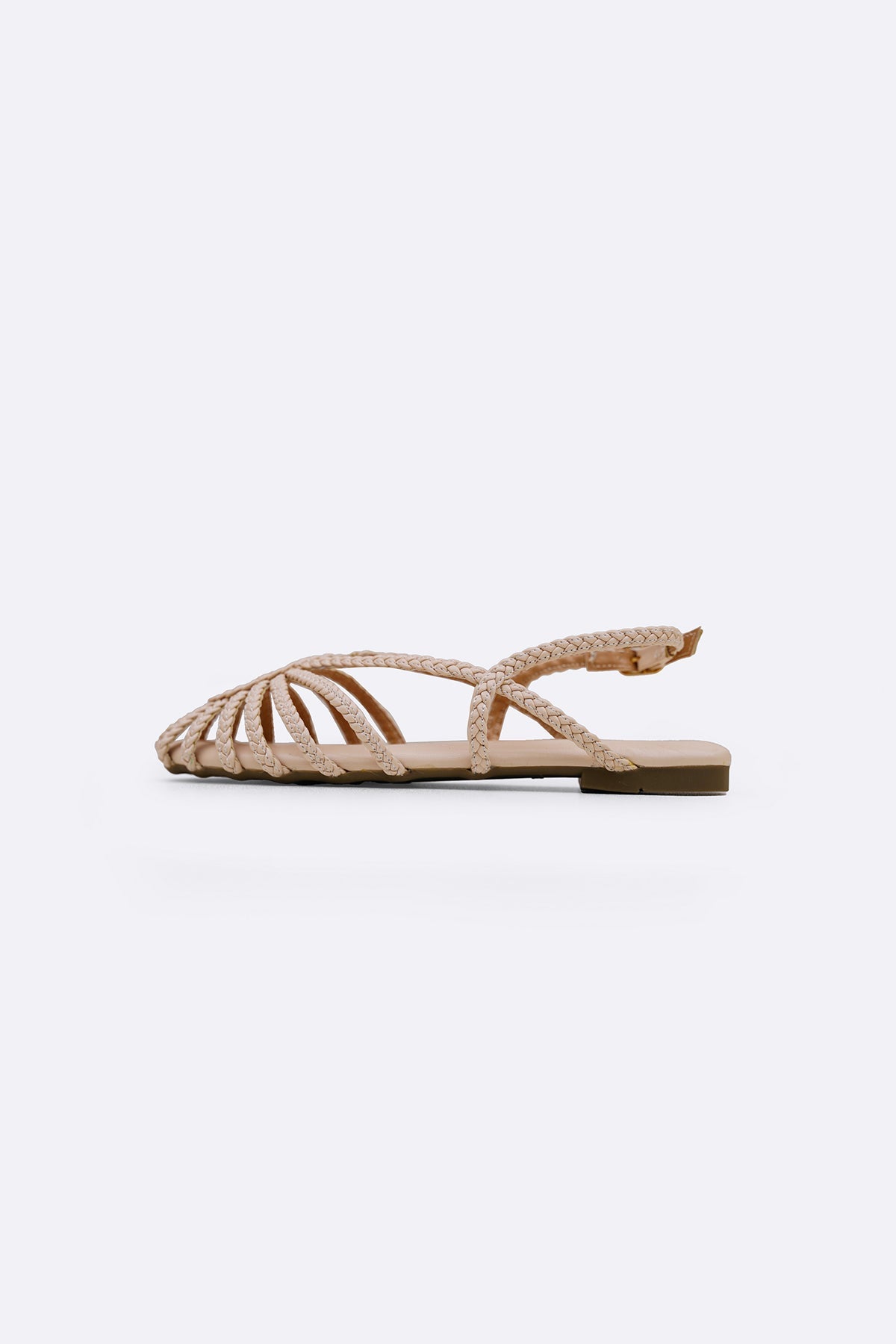 OFF WHITE RIVIERA BRAID SANDALS