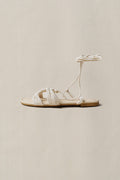OFF WHITE CAPRI WOVEN SLIDES
